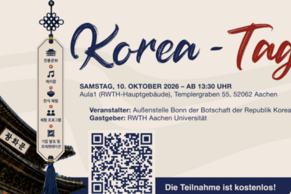 Korea-Tag 2026 in Aachen präsentiert verschiedene Seiten koreanischer Kultur